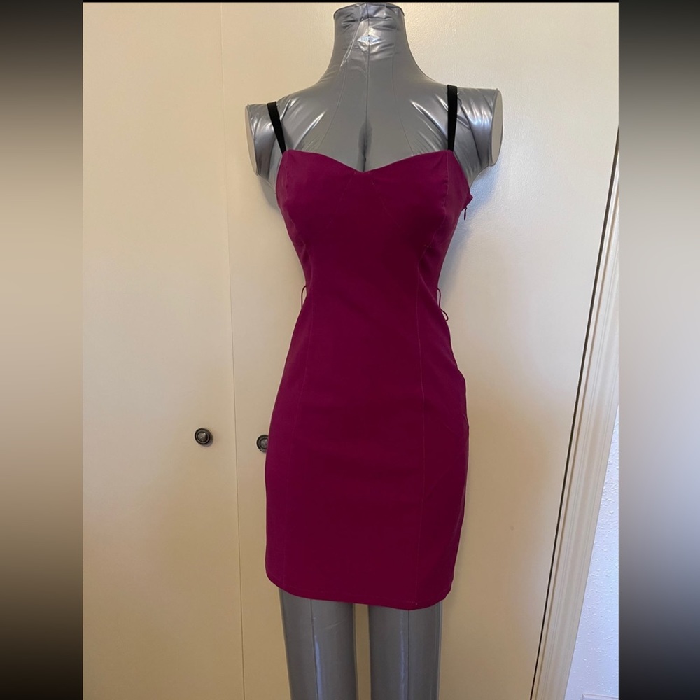 Size 2 magenta snug dress